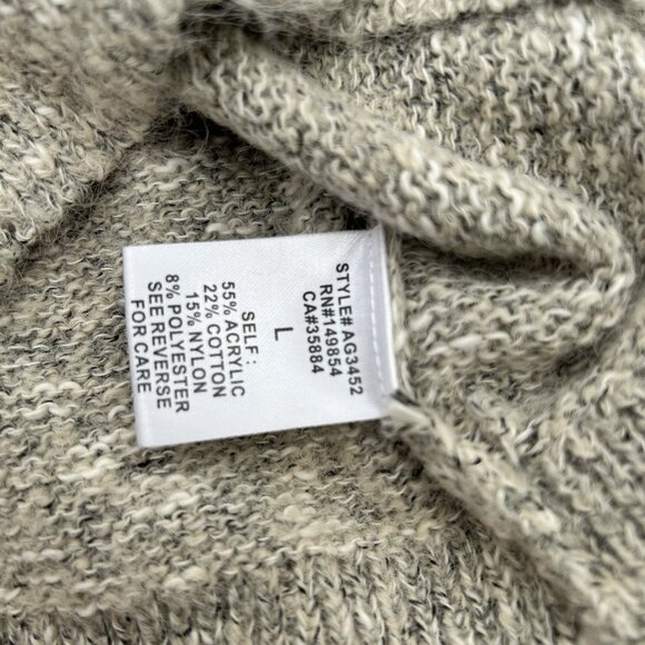 Sadie & Sage Beige Knit Vest Stretchy Granola Boho Cottagecore Outdoor Size L - Picture 6 of 7